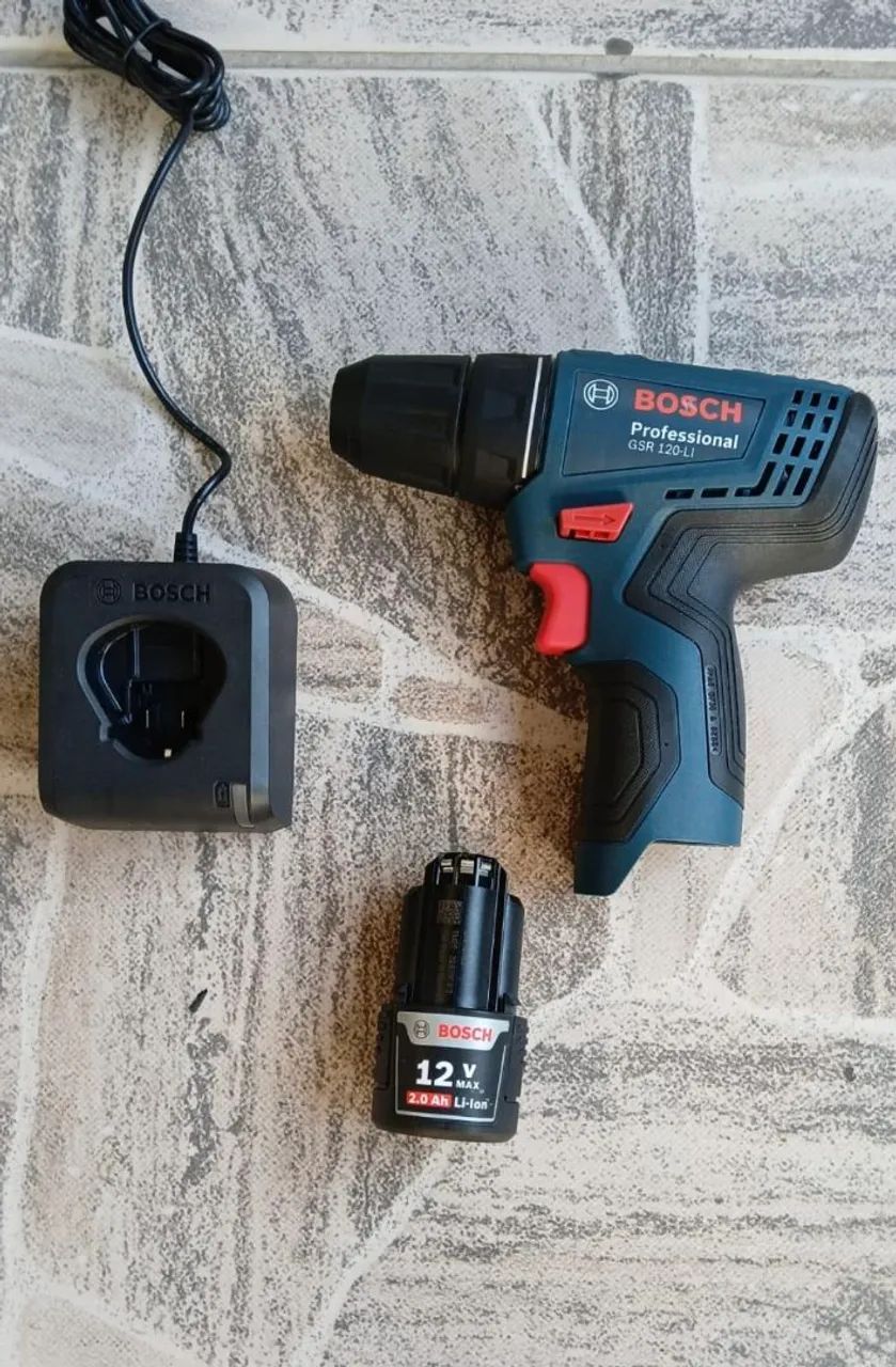 Parafusadeira 12v Bosch Completa