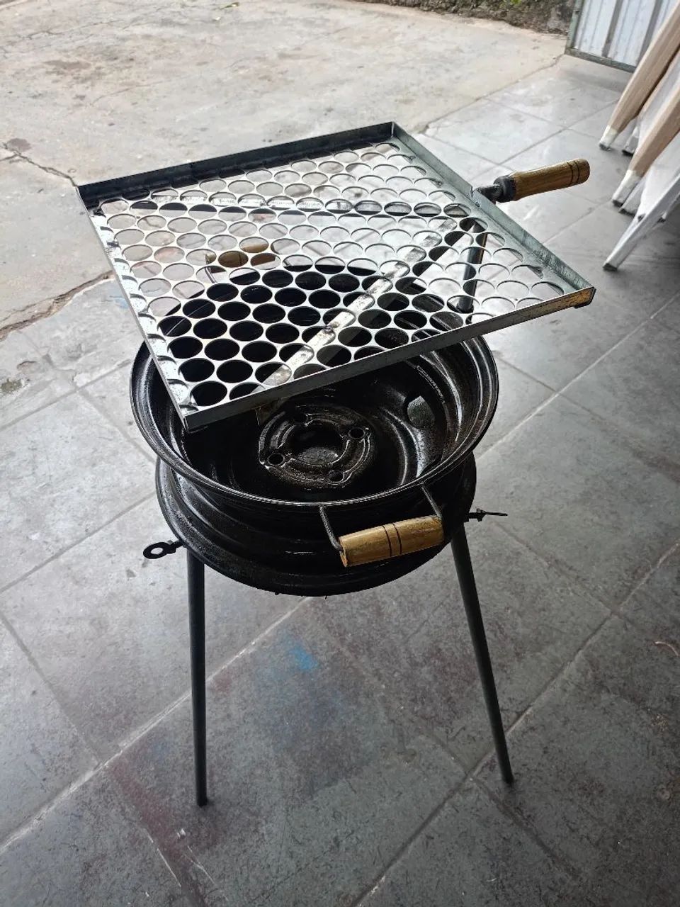 Churrasqueira roda, entregamos, * - Foto 4