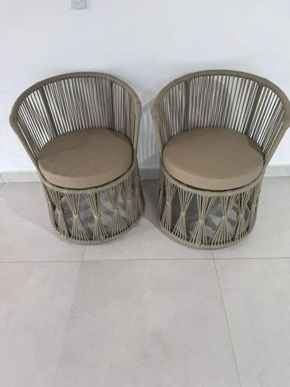 POLTRONA EM CORDÃO NAUTICO