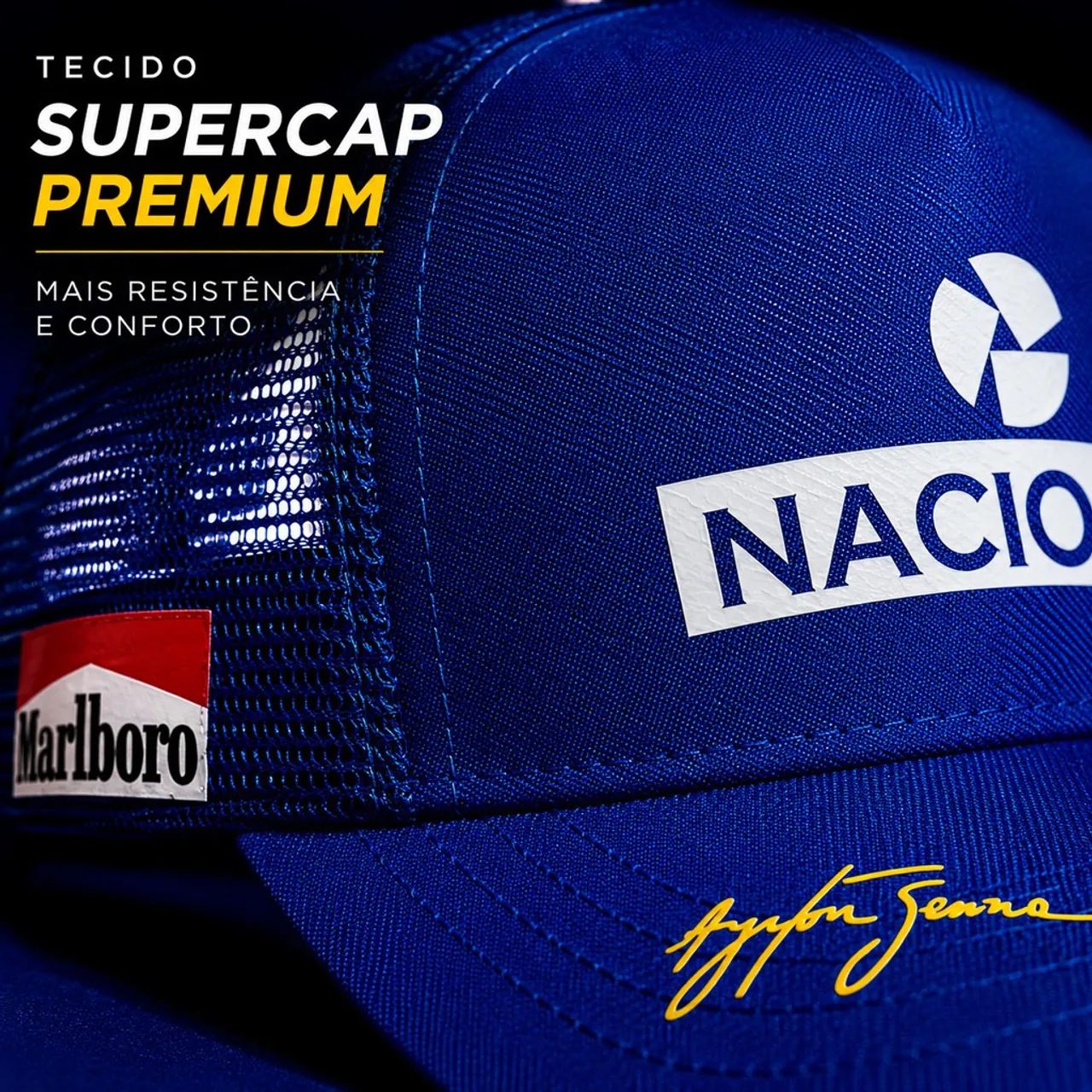Boné Ayrton Senna Nacional  - Foto 3