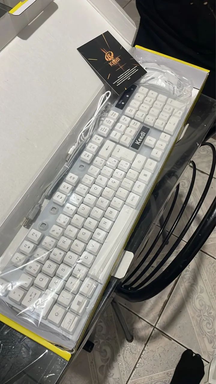 Kit Teclado + Mouse Keedi  RGB - Foto 3