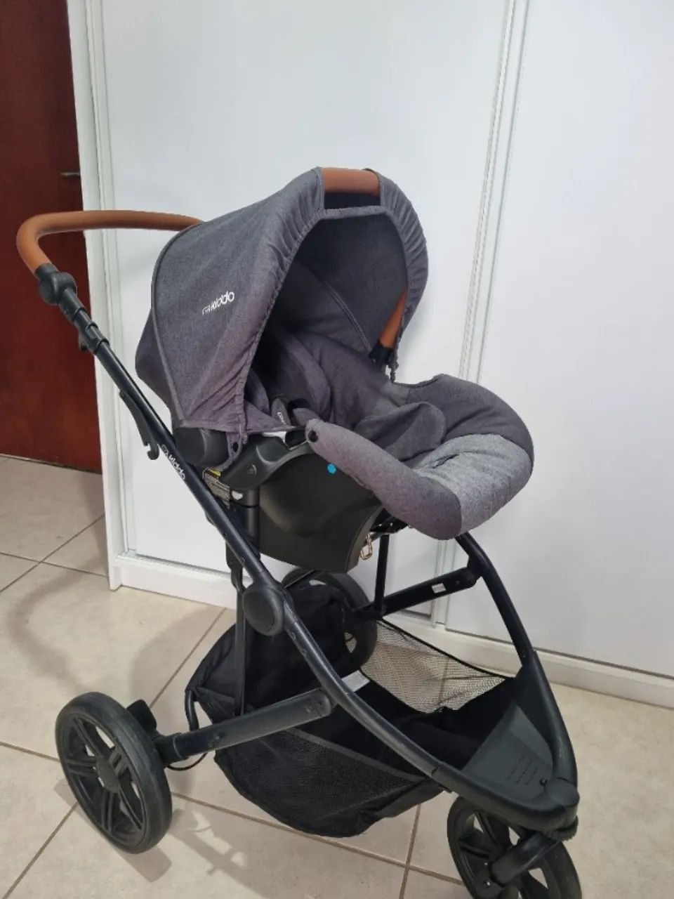 Carrinho de bebê + bebê conforto Kiddo - Foto 5