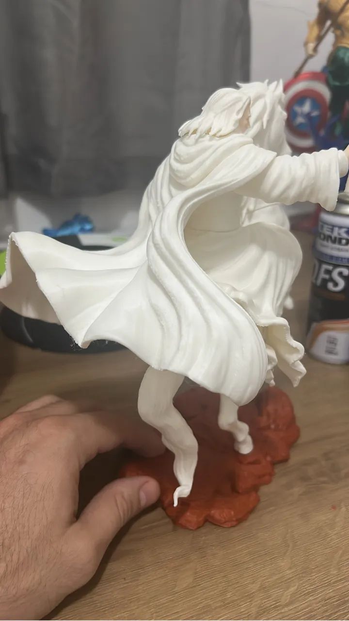 Action figure Gandalf Branco 25 cm - Foto 5