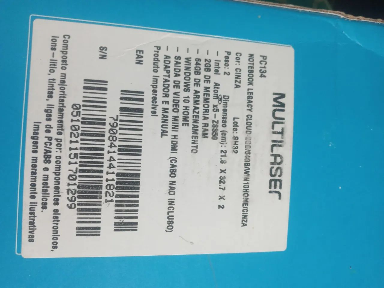 Notebook multilaser na caixa zerado - Foto 2