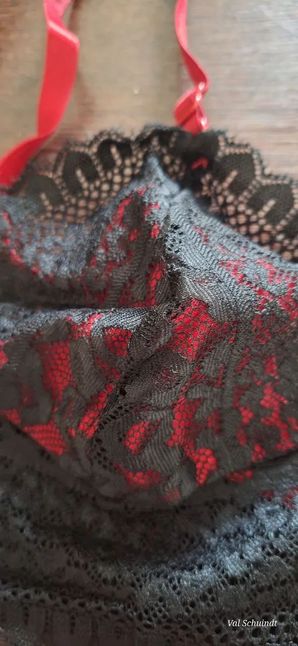 Conjunto lingerie renda P, M, G - Foto 4