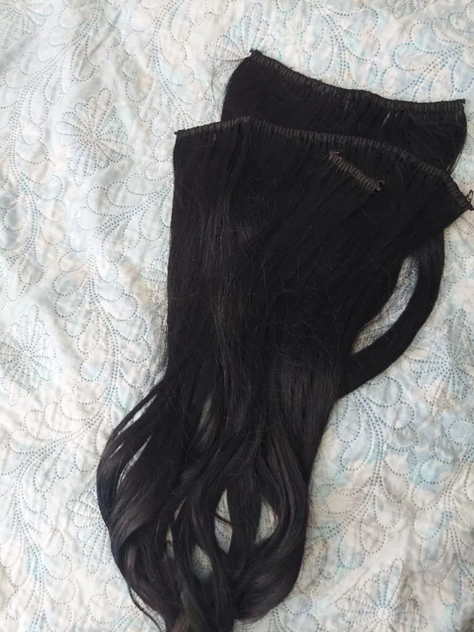 Mega hair de cabelo humano 3 telas - Foto 3