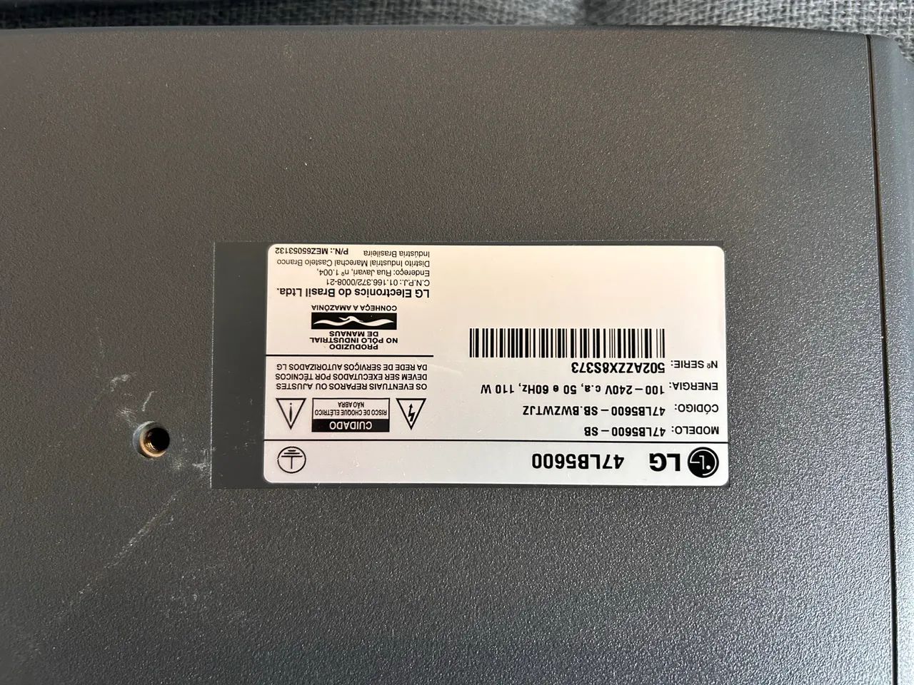 (Doação) TV LG 47? - Foto 2