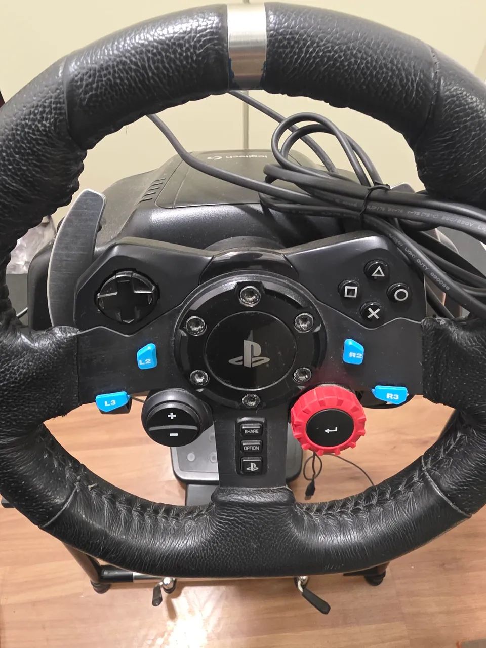 Logitech G29 com suporte e Cambio