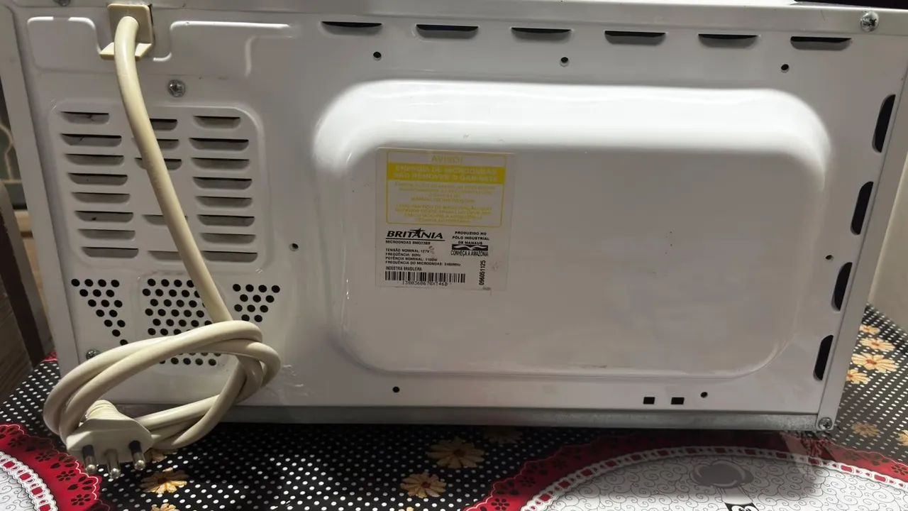 Microondas Britânia Branco  - Foto 5