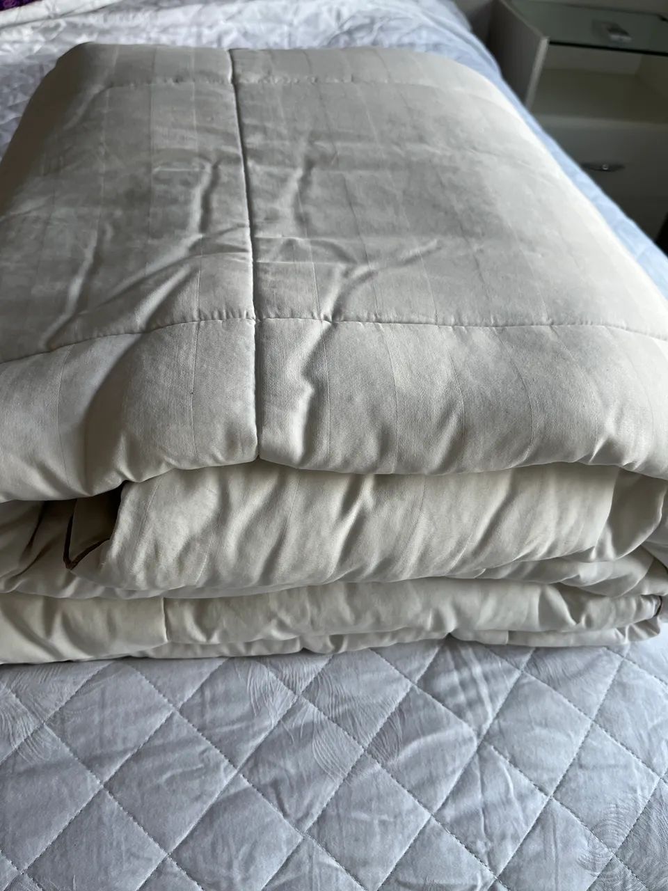 Edredom branco king size - Foto 2