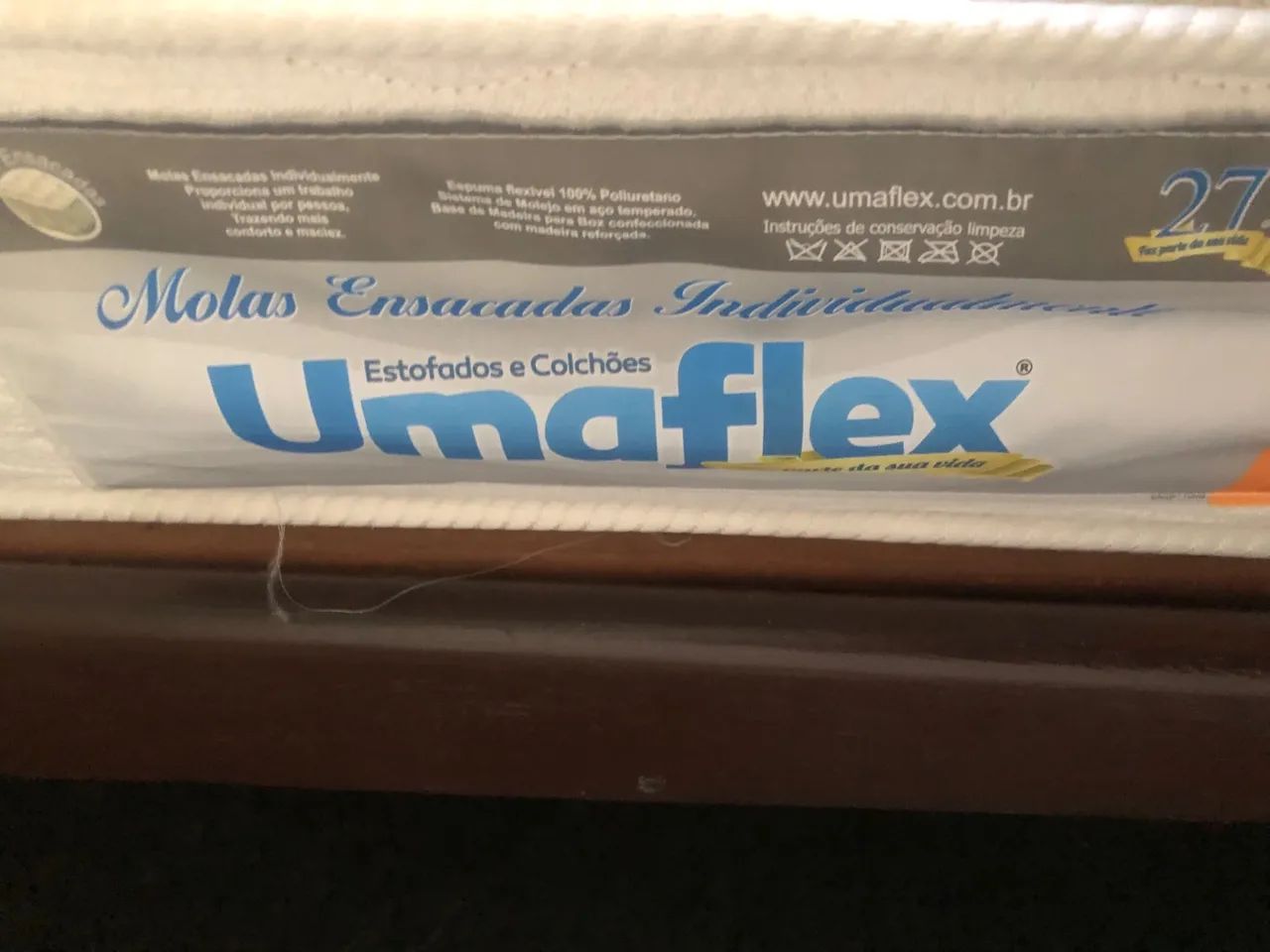 Vendo cama com o colchão casal - Foto 2
