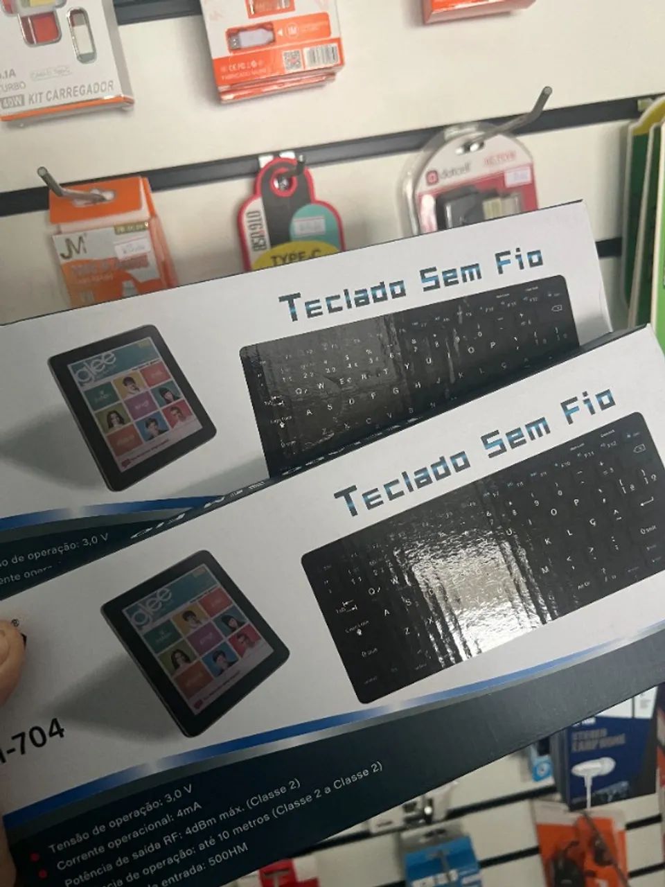 Teclado sem fio para tablets, smartphones e notebooks - Foto 2