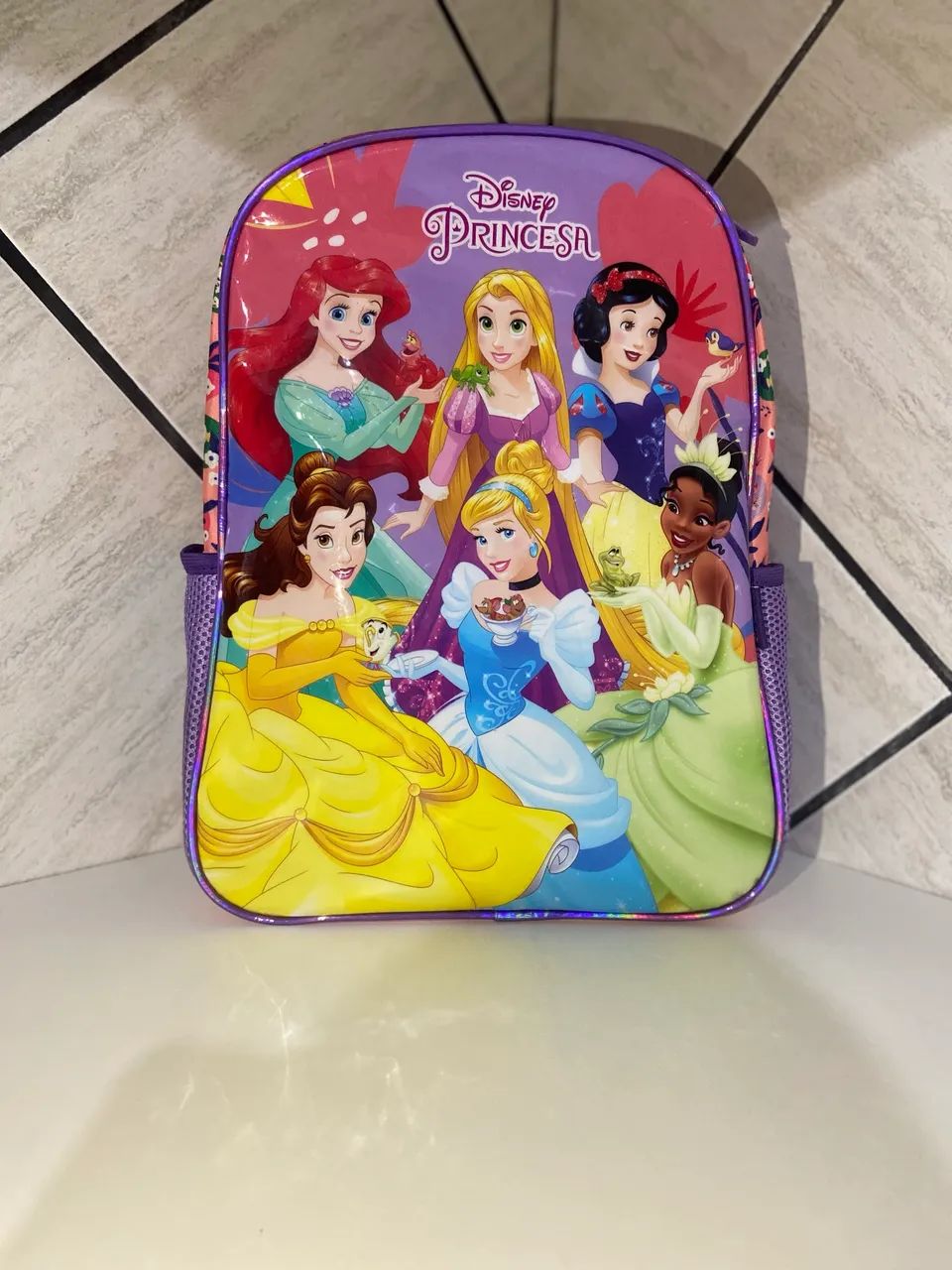 Mochila escolar e lancheira térmica 