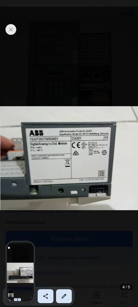 Controlador Lógico Programável CLP+Módulo  - Foto 3