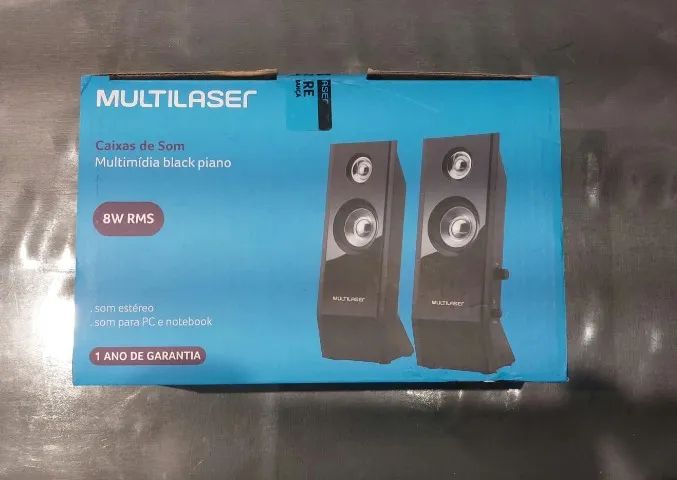 Caixas de som Multilaser Shadow 8W RMS USB Preto - Foto 3