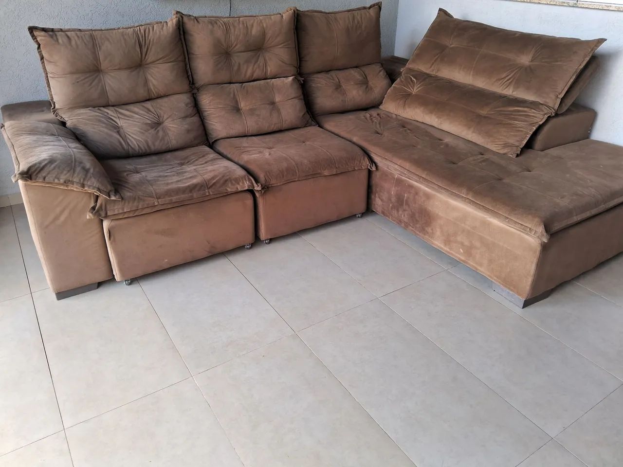 Sofá de canto retrátil e reclinável  - Foto 4