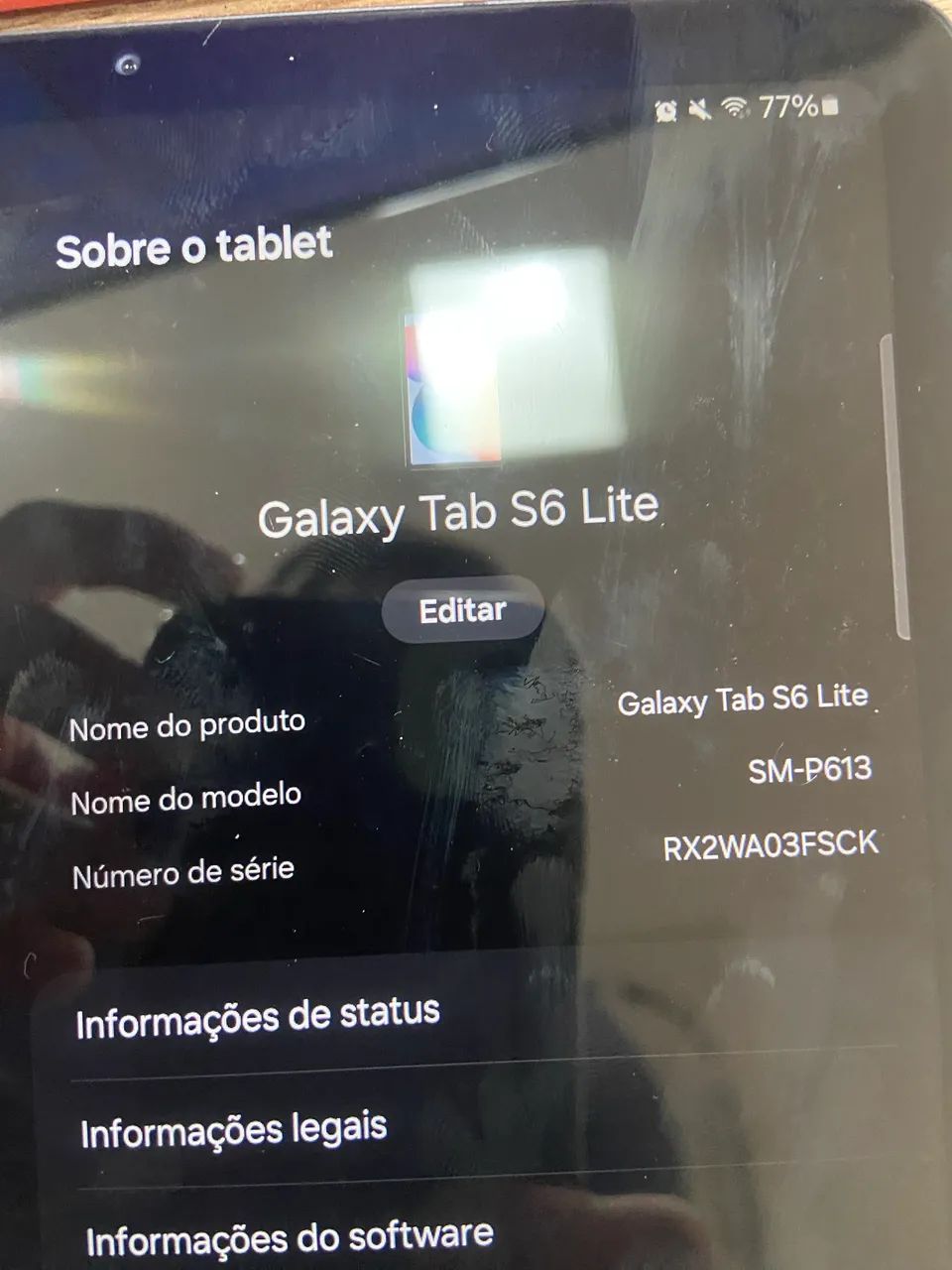 Samsung Galaxy Tab S6 Lite 64GB - SM-P613 - Wi-Fi