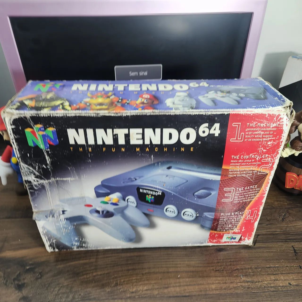 Nintendo 64 original com jogo Mario kart  - Foto 3