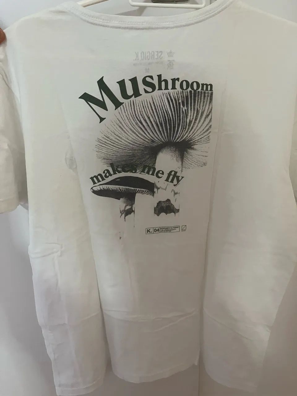 camiseta sergio k branca M - Foto 3