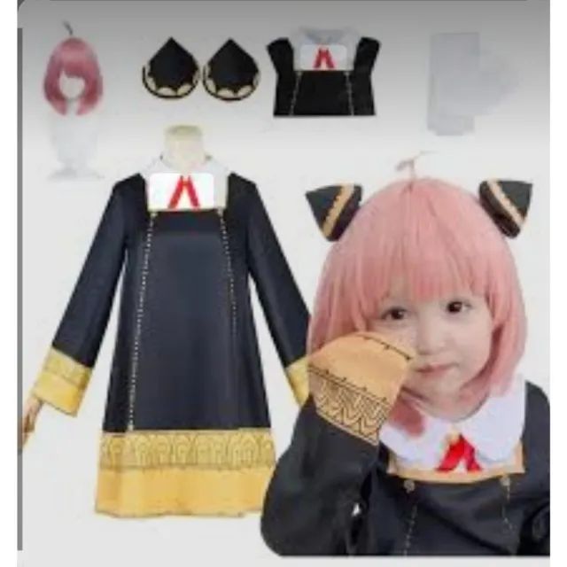 Roupa completa do cosplay da Anya
