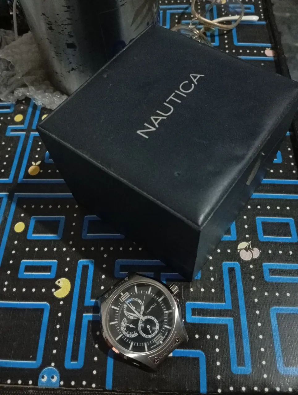 Relógio náutica em aço original