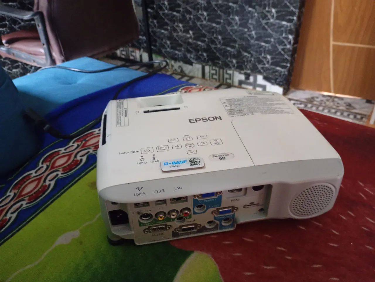 Projetor Epson pawerlite 98 para vender. 