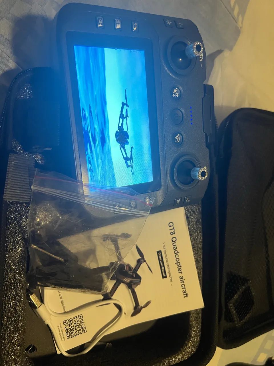 Kit Acessórios Drone GT8 Pro - Semi Novo + Itens Lacrados - Foto 5