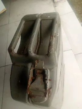 Galão gasolina exército antigo  - Foto 2