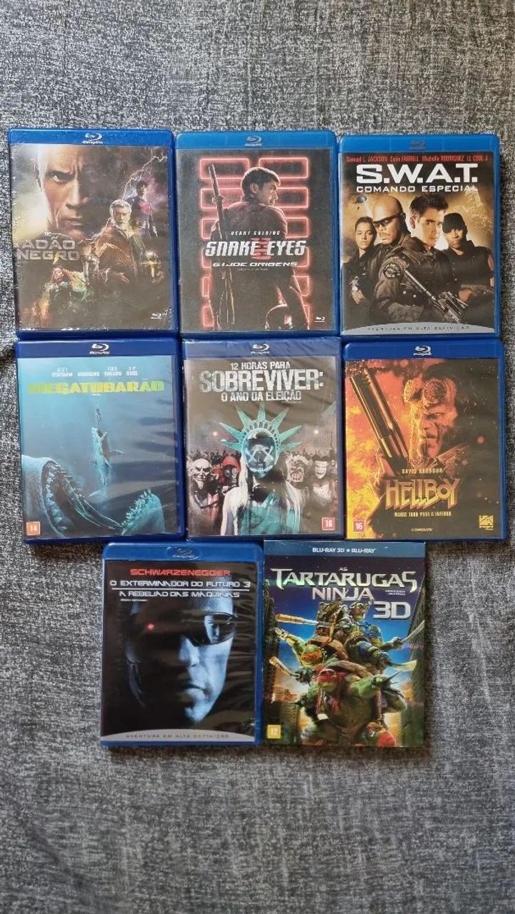 Lote de blu-ray 