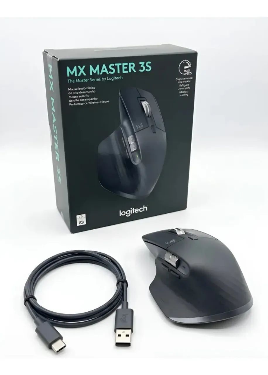 Mouse Sem Fio Logitech Mx Master 3s - Grafite 