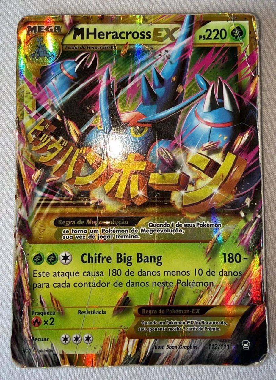 Carta Pokémon Mega Heracross Ex - Foto 2