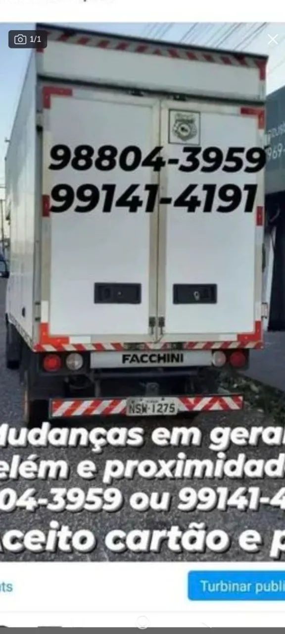 Frete mudança pra qualquer bairro que chamar e interiores em geral 