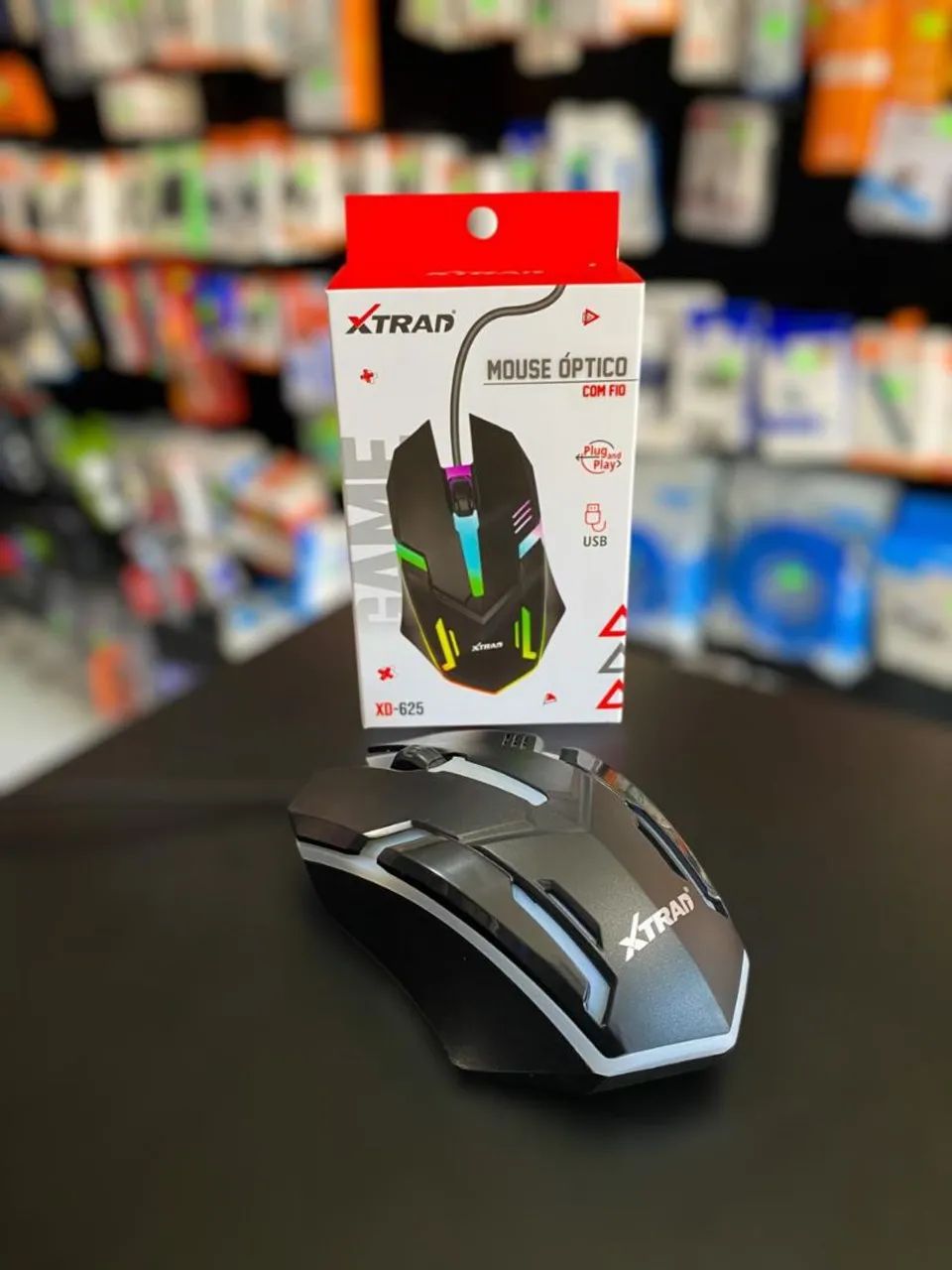 MOUSE GAMER COM FIO XTRAD XD-625 - Foto 3