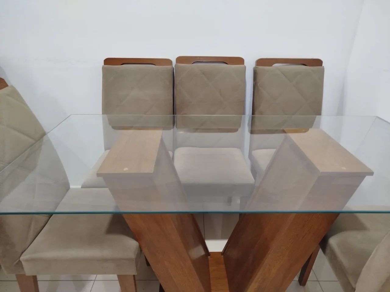 Mesa de jantar 6 cadeiras - Foto 3