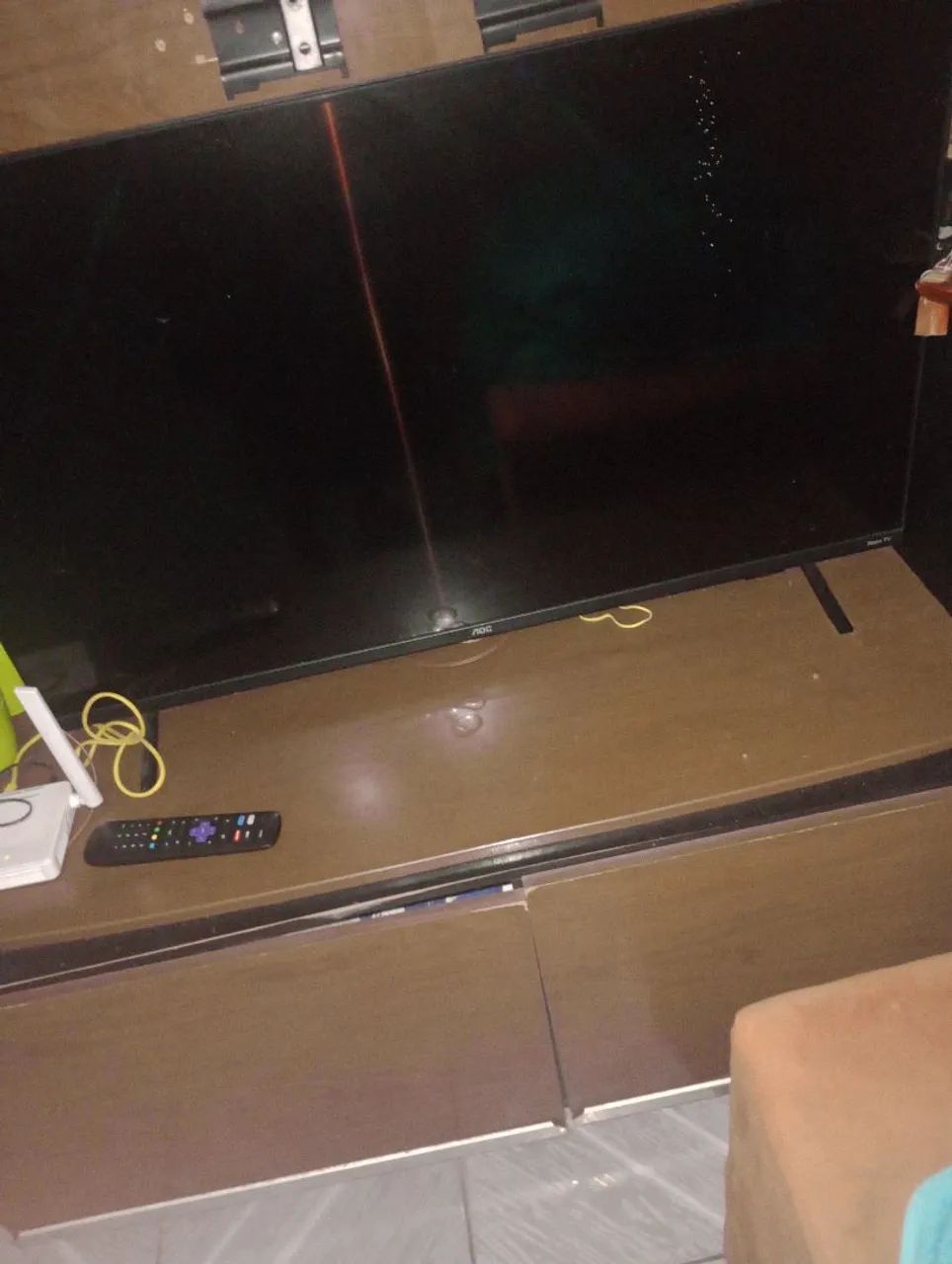 Smárt tv 43" nova tela quebrada 