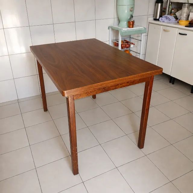 Mesa de madeira 120x80cm - Foto 4