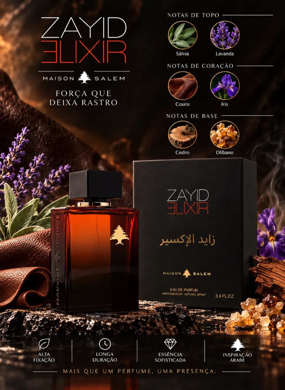 Maison Salem Zayid Elixir EDP 100ml - Foto 3