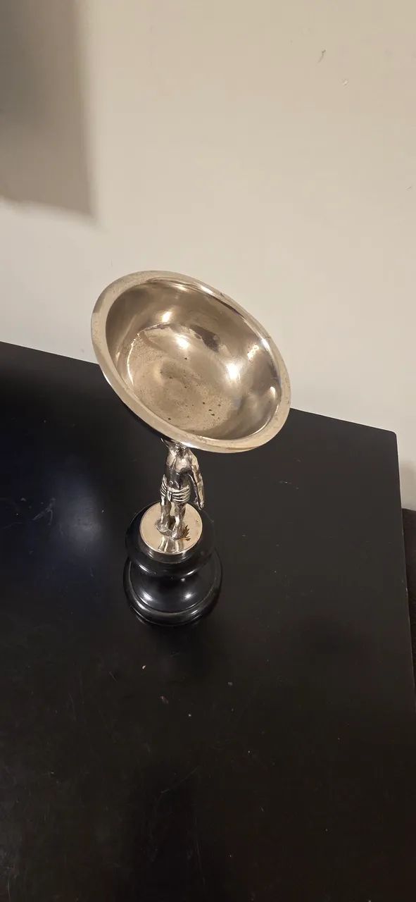 troféu vintage 1950 - 24cm - Foto 5