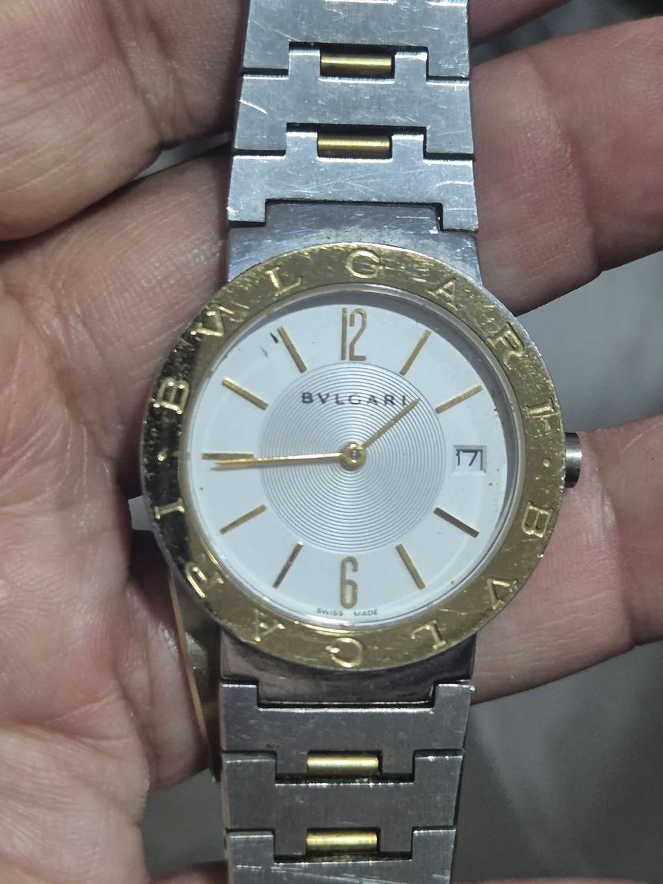 Relógio BVLGARI BICOLOR  BBL37S  QUARTZ   -   FUNCIONANDO PERFEITAMENTE - Foto 3