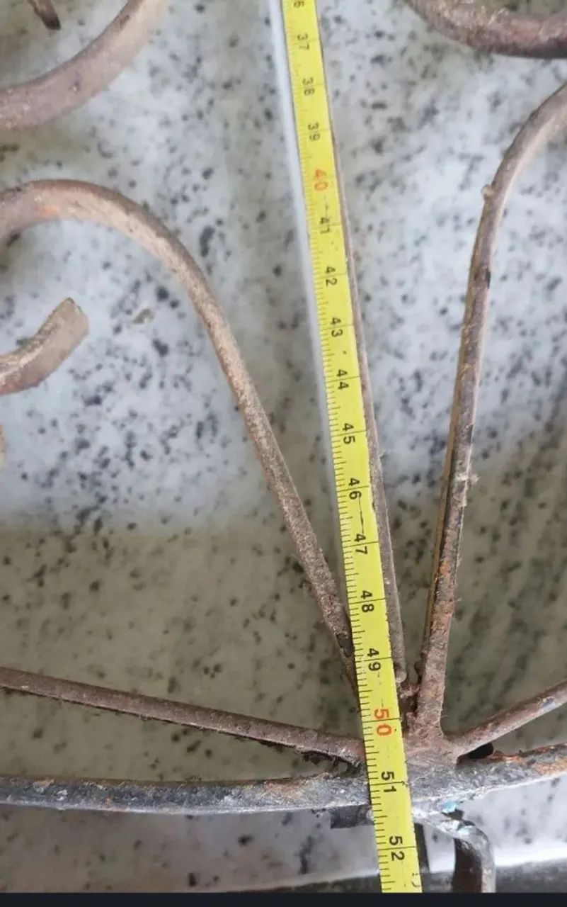 Antiguidade antigo em ferro USO enfeite decoração  - Foto 5