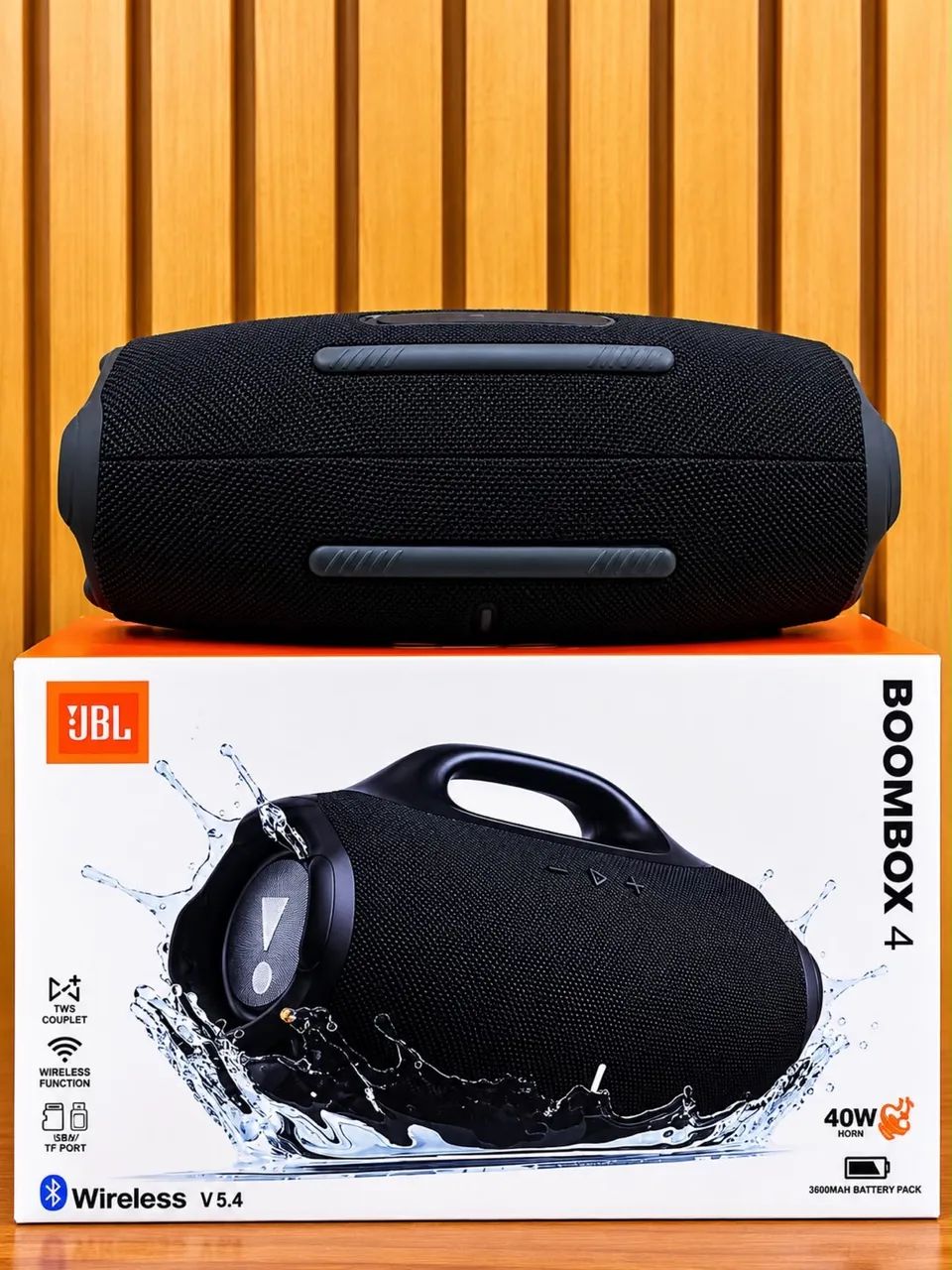 JBL Boombox 4 nova na caixa 