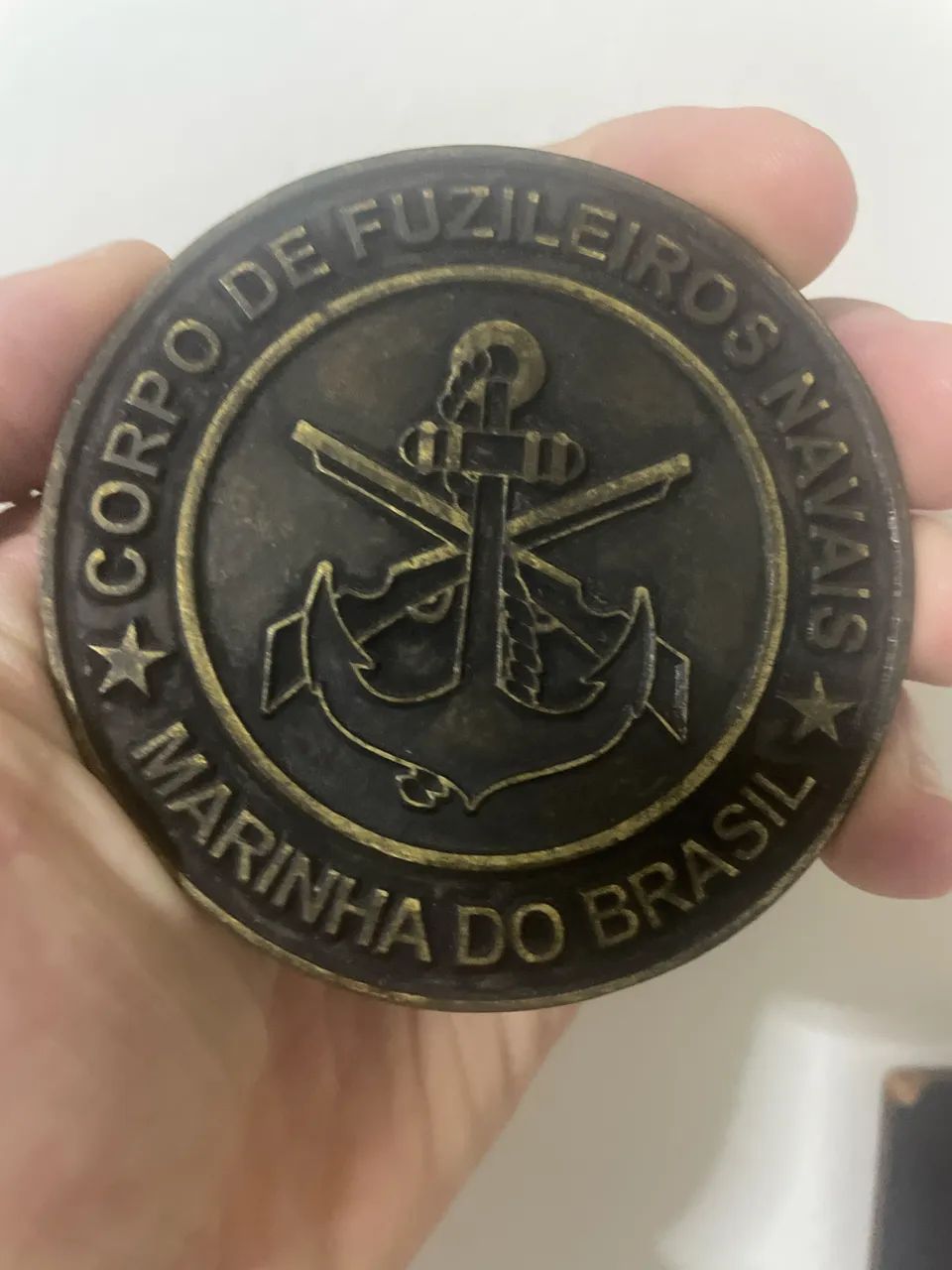 Moeda comemorativa dos Fuzileiros Navais 