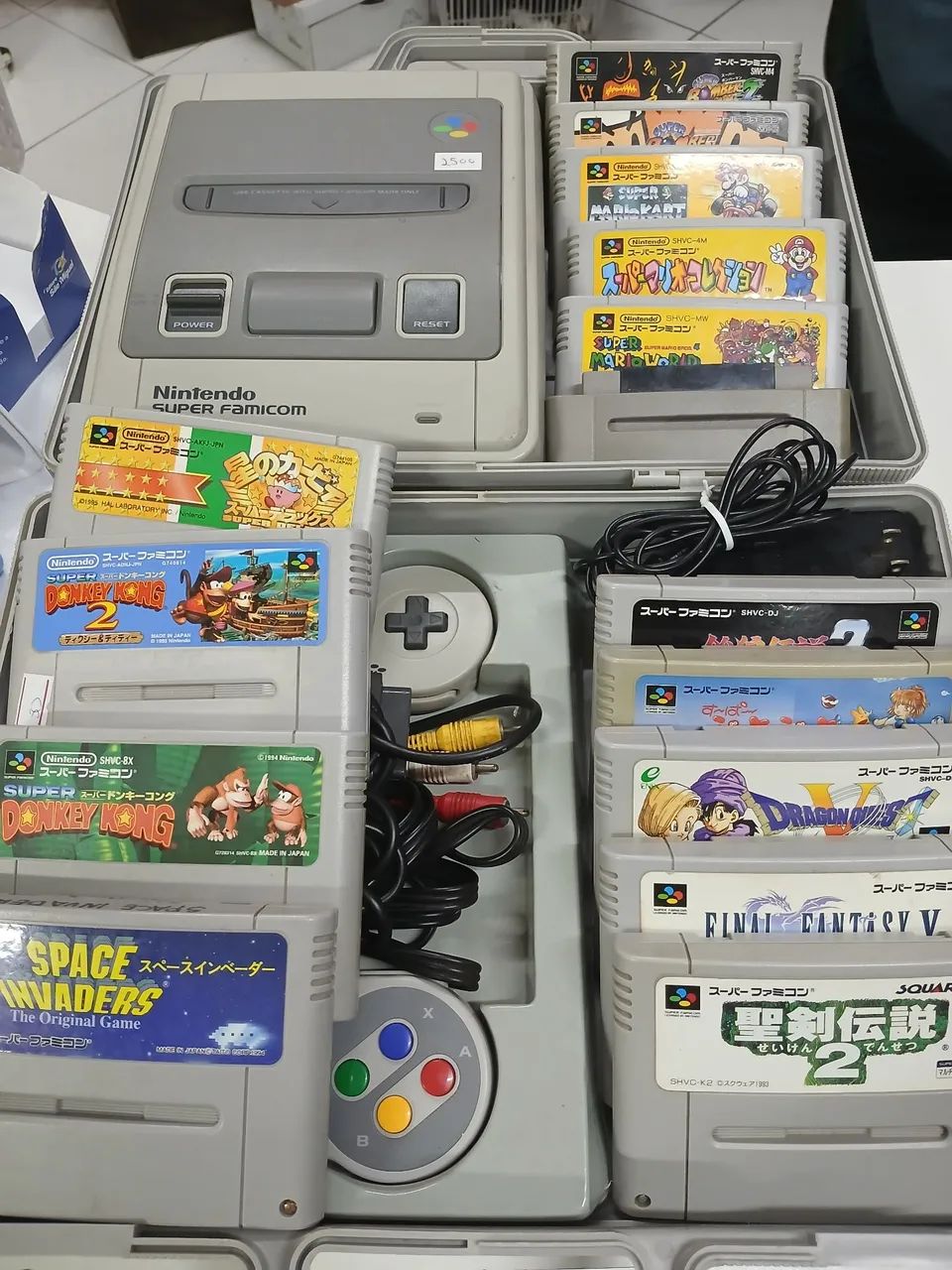 Super Famicom completo na maleta - Consoles de Vídeo Game - Centro