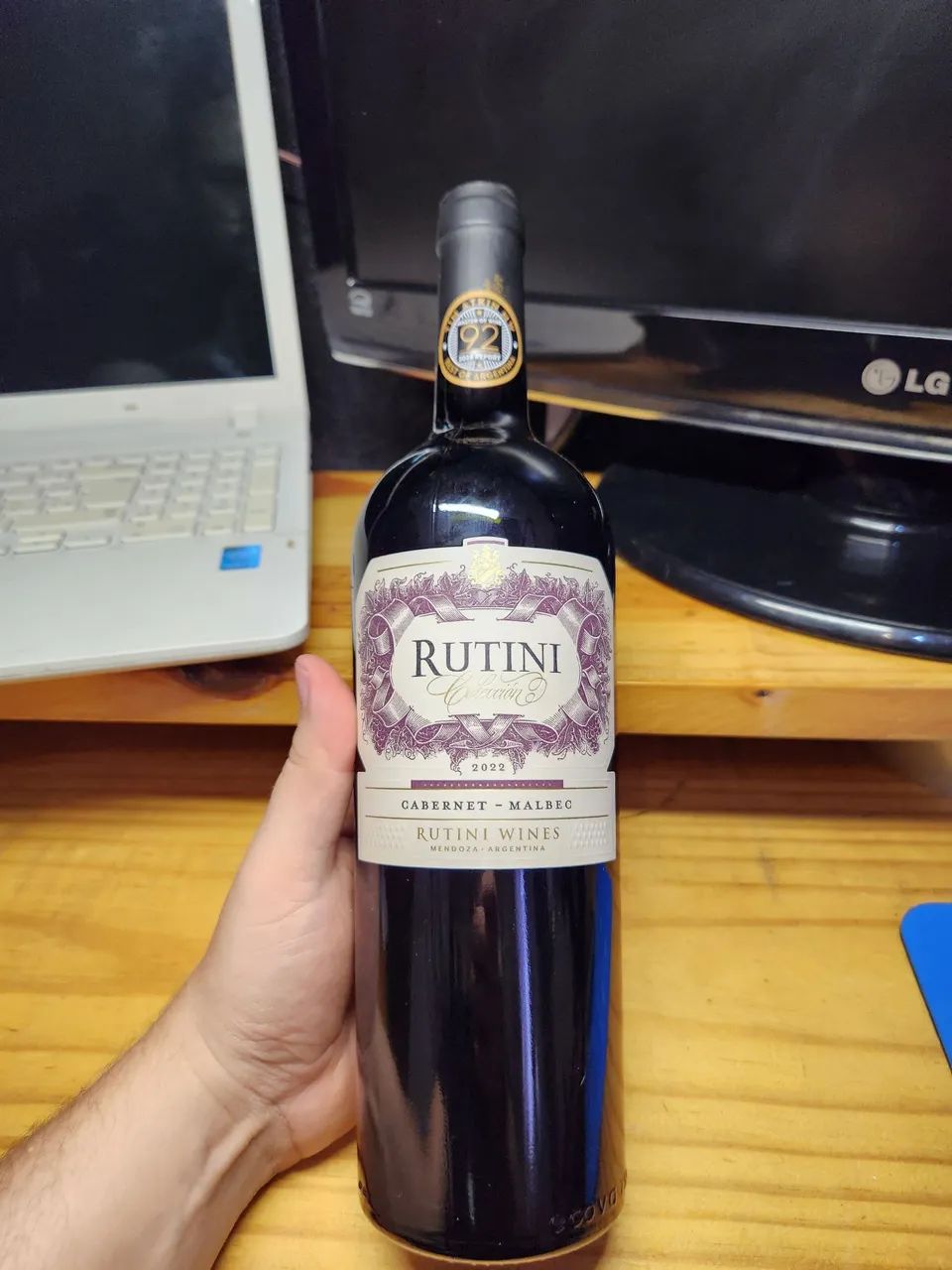 Vinho cabernet - malbec Rutini 2022