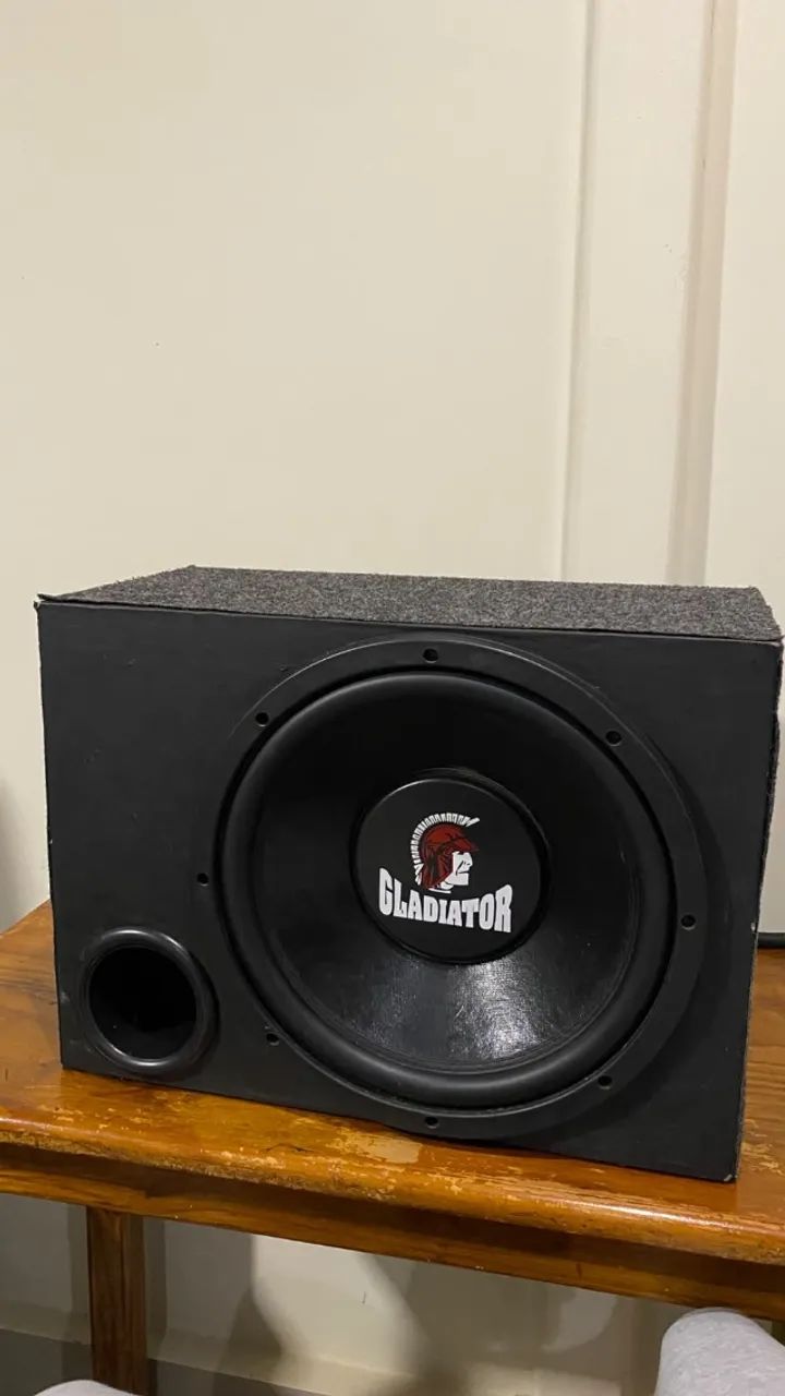 Caixa Dutada com Subwoofer Gladiator 12" + Engate Rápido - Foto 4