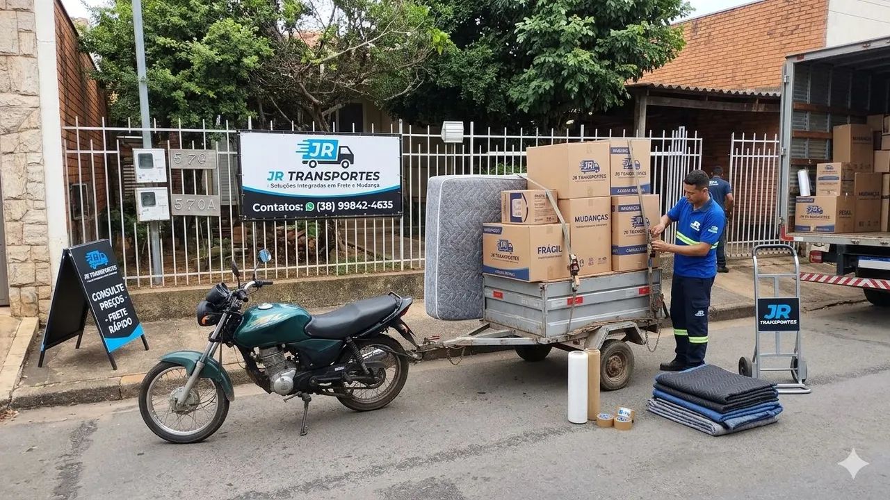 Fretes Carretinha Moto - Foto 4