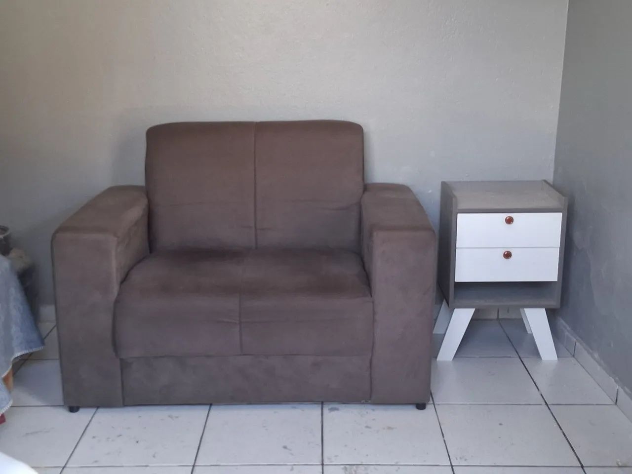 Sofa conza de dois lugares 122cm - Foto 2