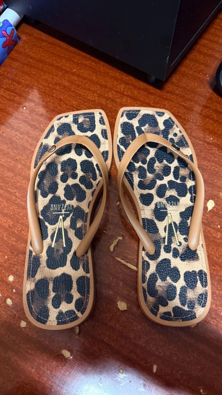 Chinelo feminino VIZZANO - Onça - Foto 4
