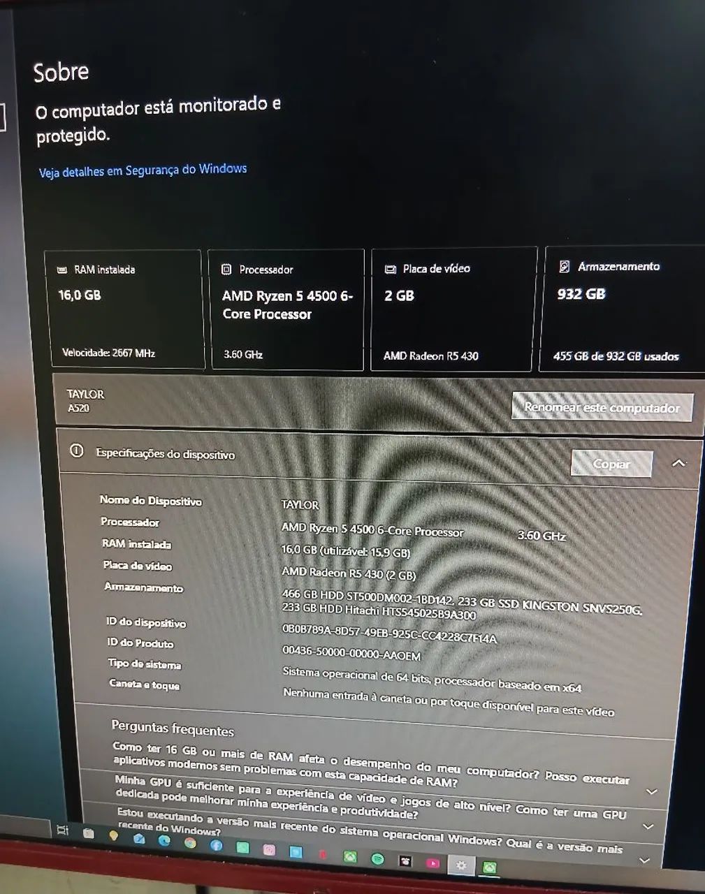 Amd Ryzen 5 4500. - Foto 2