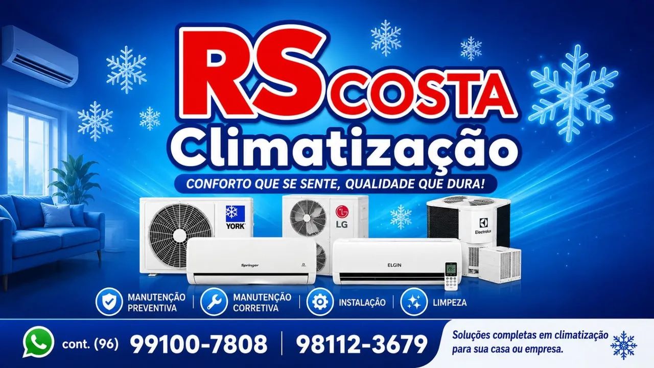 R$ 150,00 Limpeza de central de ar até 12mil convencional fácil acesso 